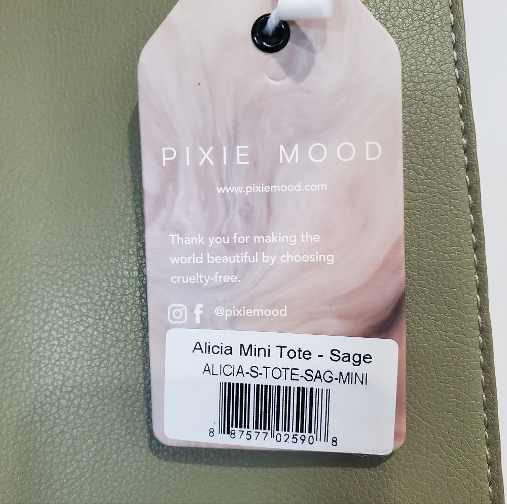 Pixie Mood Alicia Mini Tote Bag In Sage Nwt - Picture 11 of 16